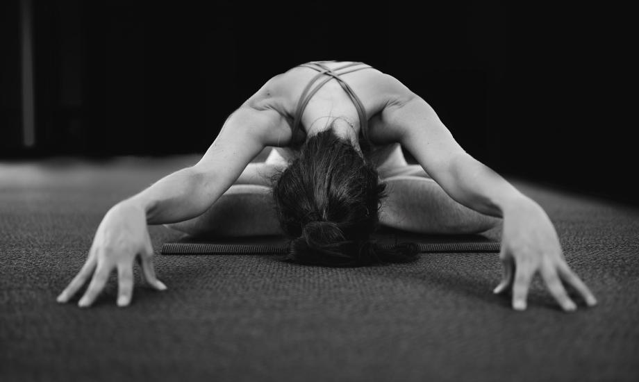 woman stretching 